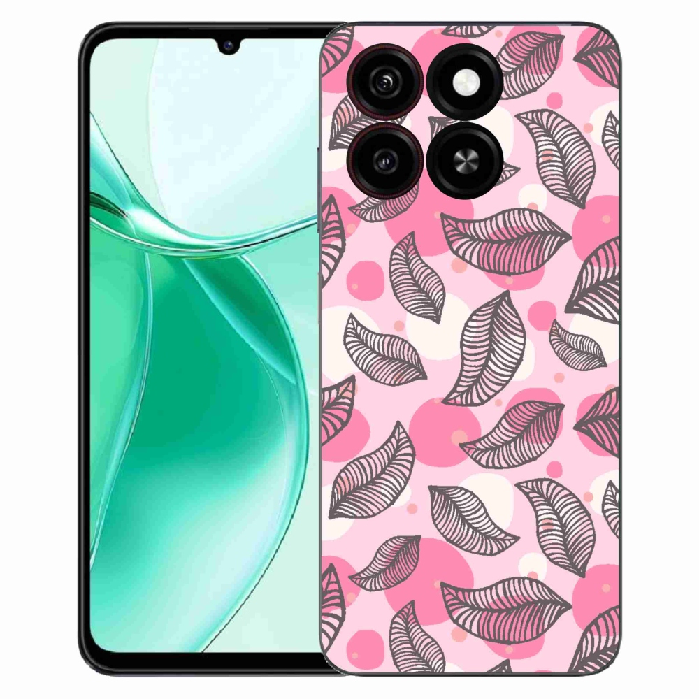 Gélový kryt mmCase na ZTE Blade A35 - kreslené padajúce listy