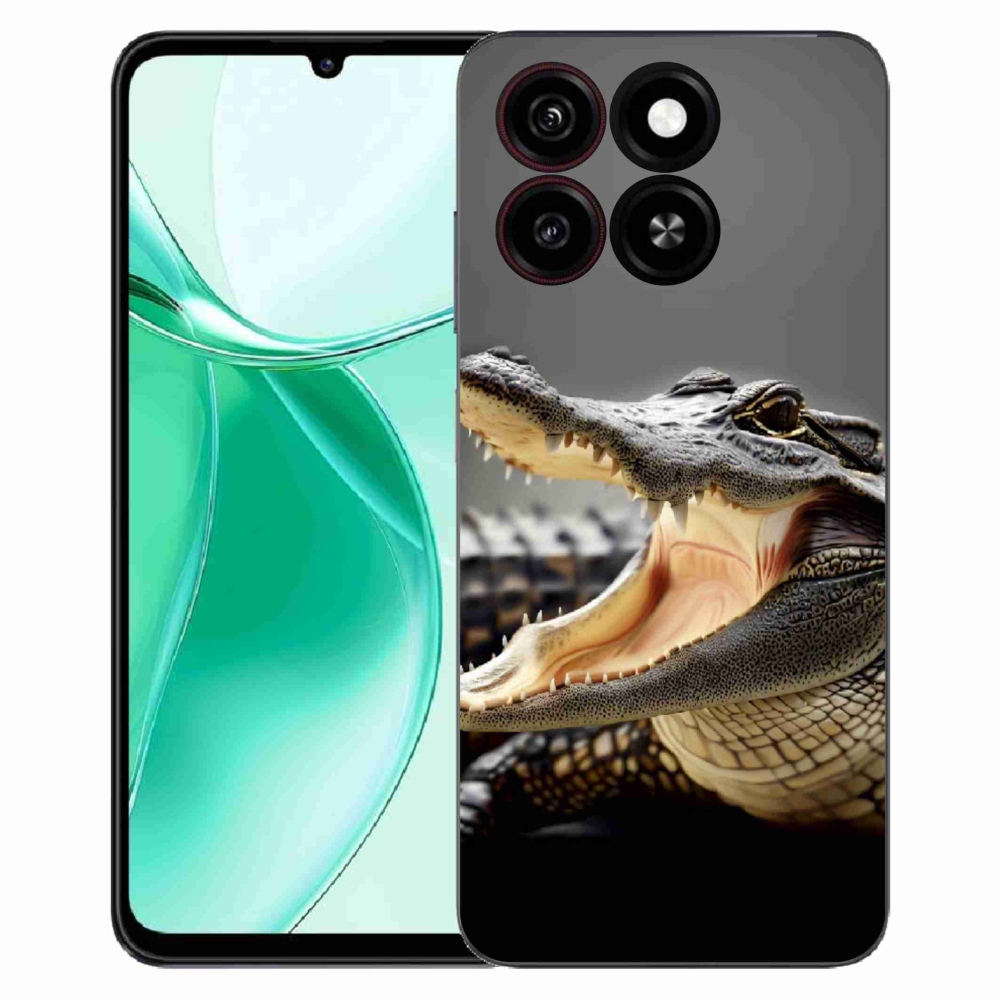 Gélový kryt mmCase na ZTE Blade A35 - krokodíl