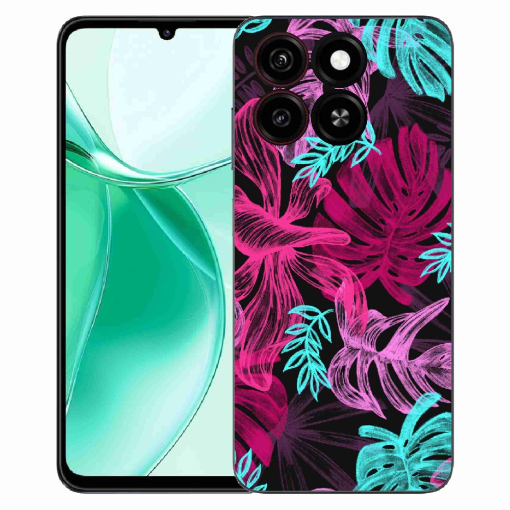 Gélový kryt mmCase na ZTE Blade A35 - kvety 1