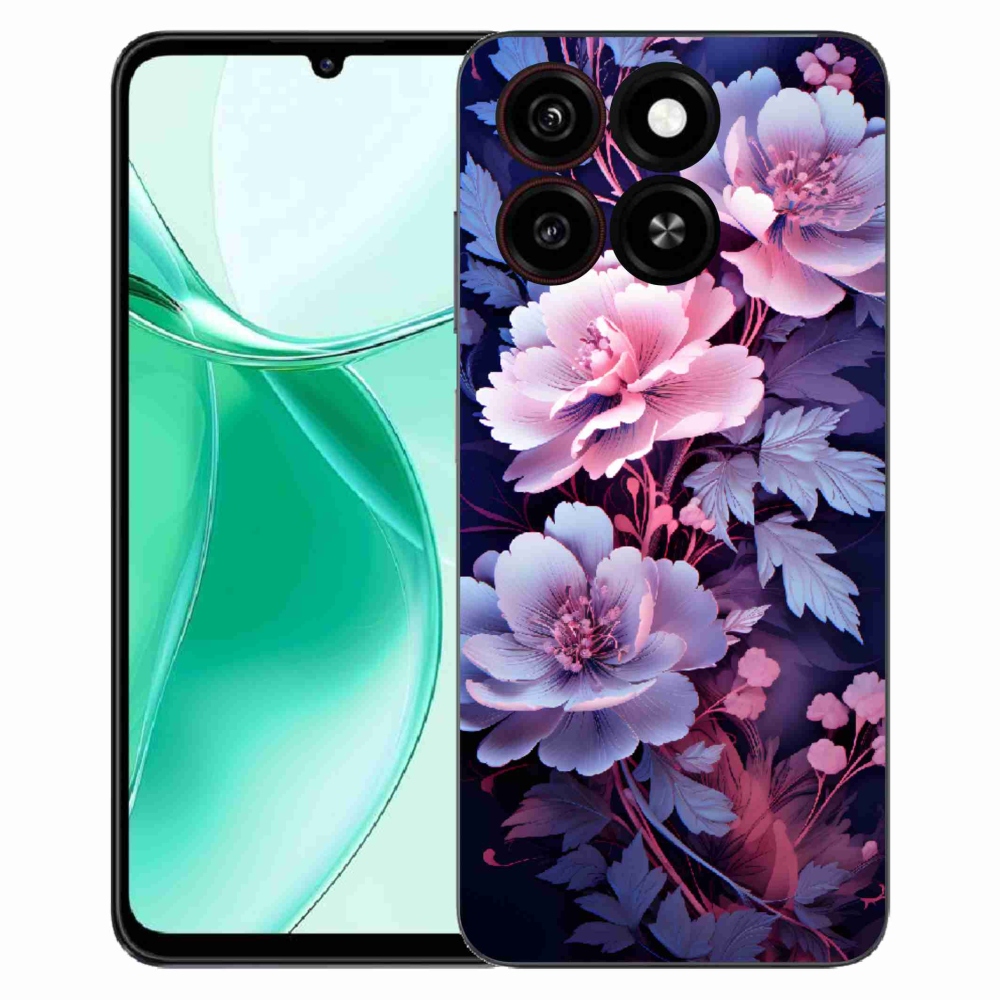 Gélový kryt mmCase na ZTE Blade A35 - kvety 11