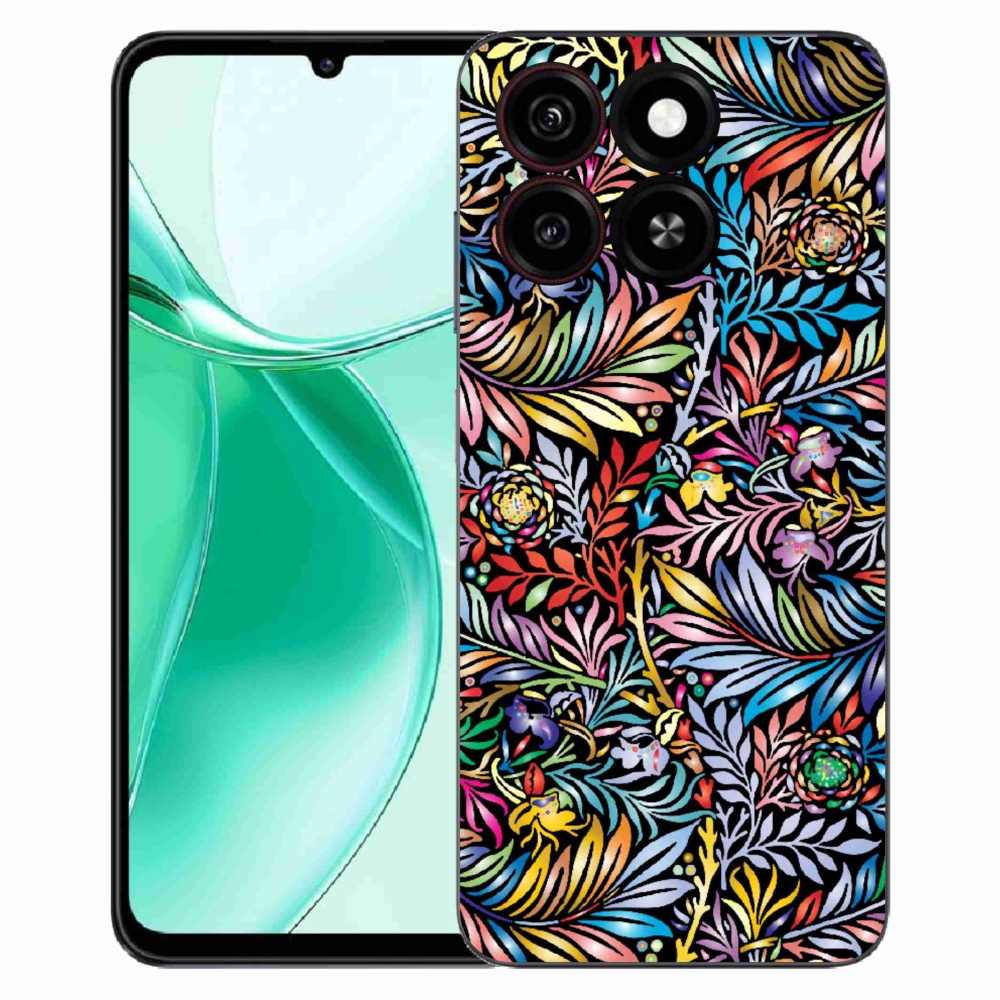Gélový kryt mmCase na ZTE Blade A35 - kvety 5