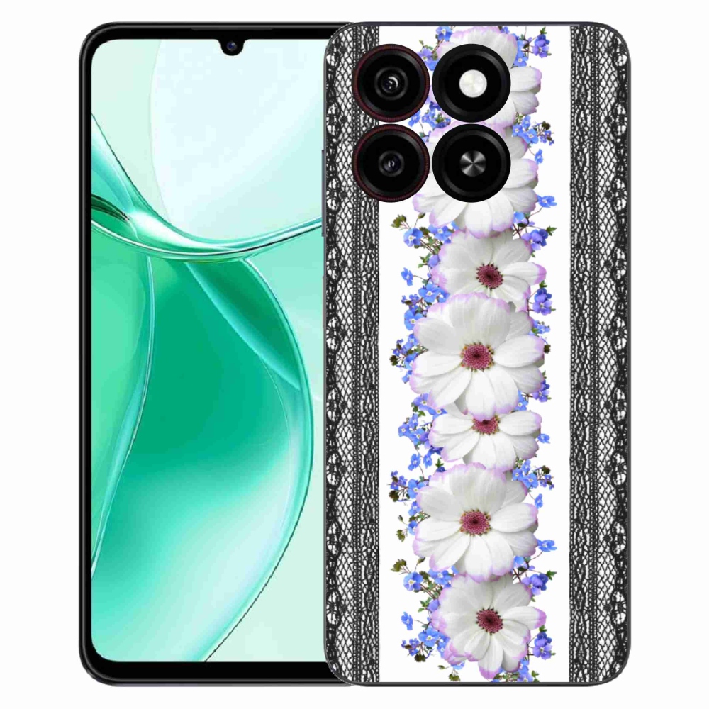 Gélový kryt mmCase na ZTE Blade A35 - kvety 8