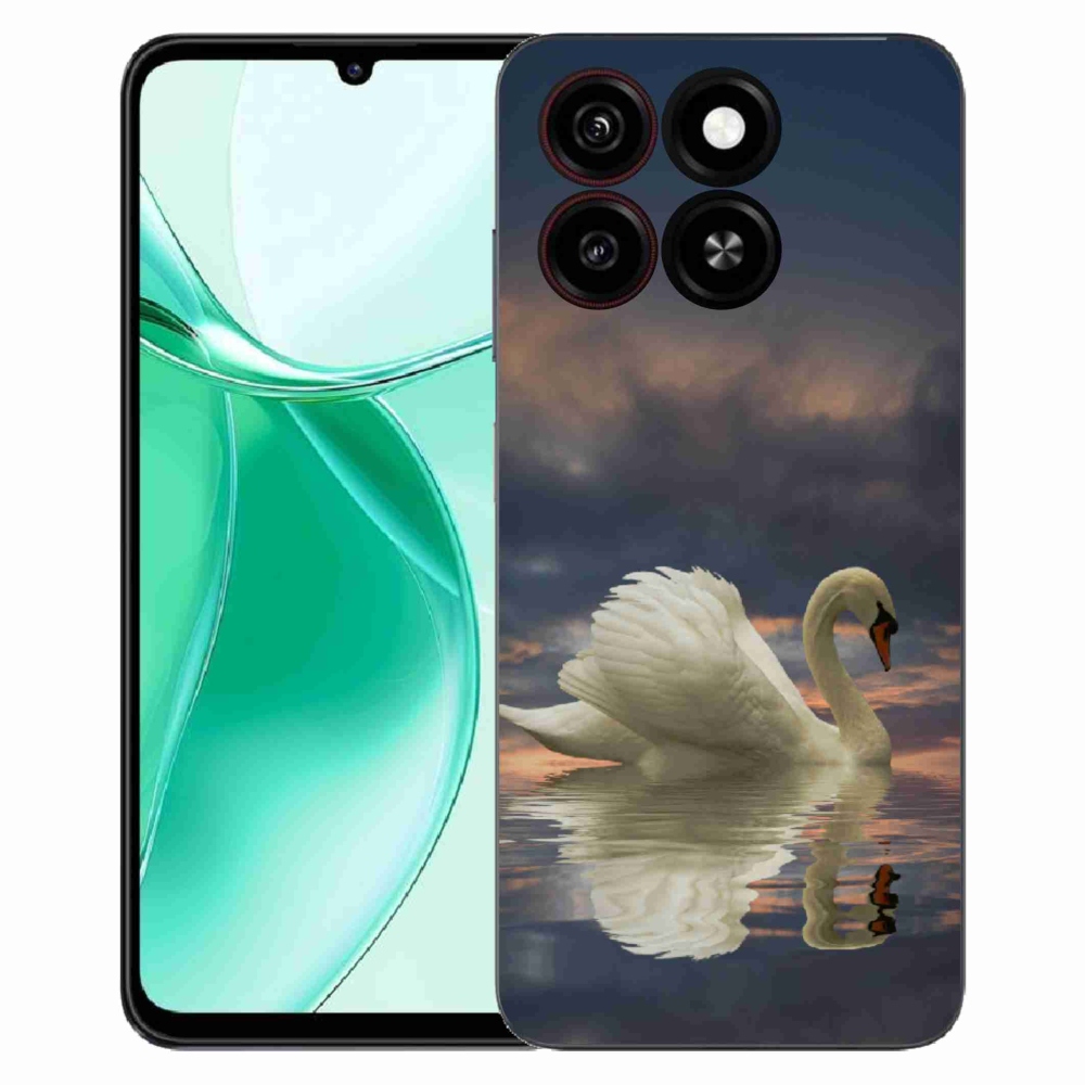 Gélový kryt mmCase na ZTE Blade A35 - labuť