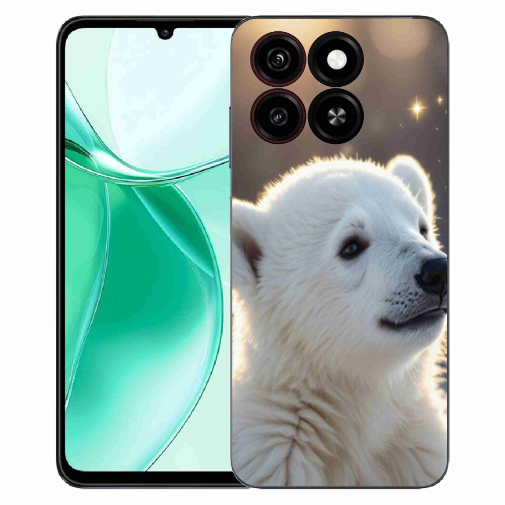 Gélový kryt mmCase na ZTE Blade A35 - ľadový medveď