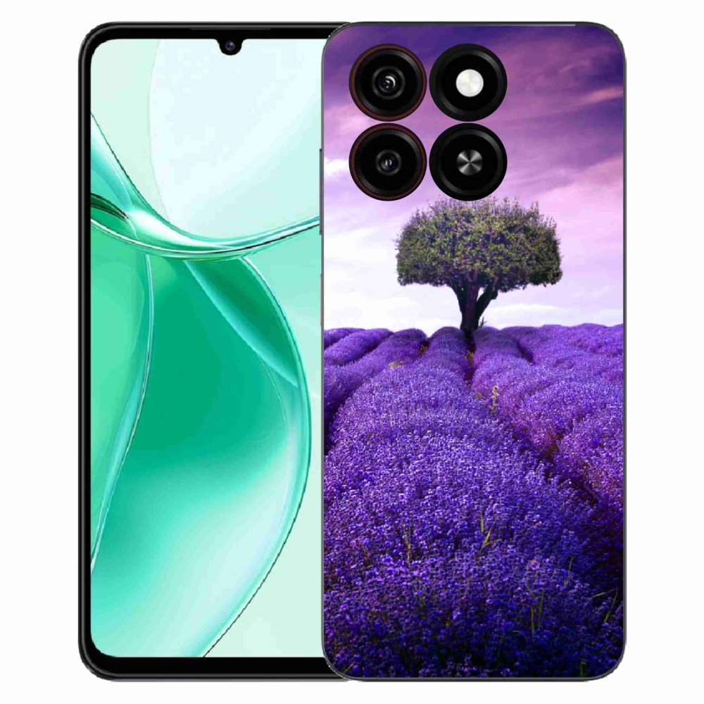 Gélový kryt mmCase na ZTE Blade A35 - levanduľová lúka