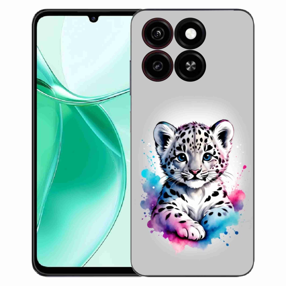 Gélový kryt mmCase na ZTE Blade A35 - leopardej mláďa