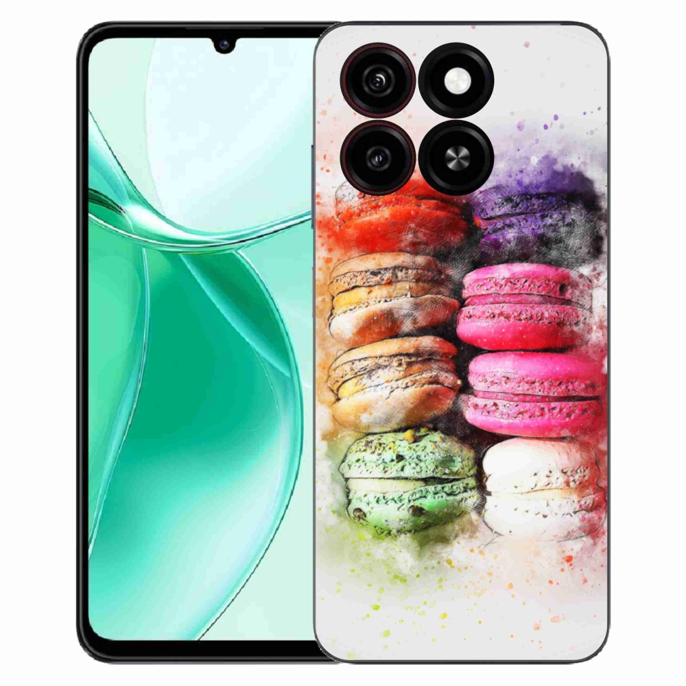 Gélový kryt mmCase na ZTE Blade A35 - makrónky