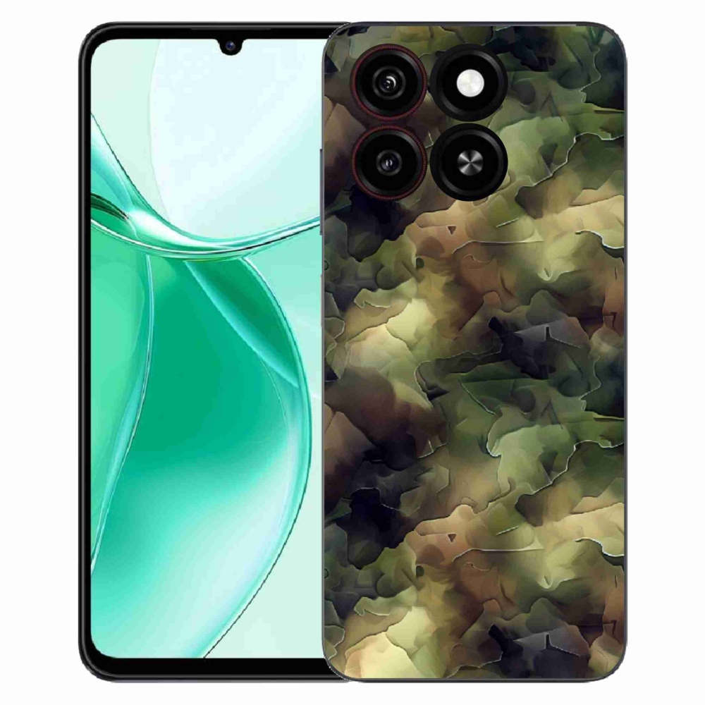 Gélový kryt mmCase na ZTE Blade A35 - maskáčový vzor 10