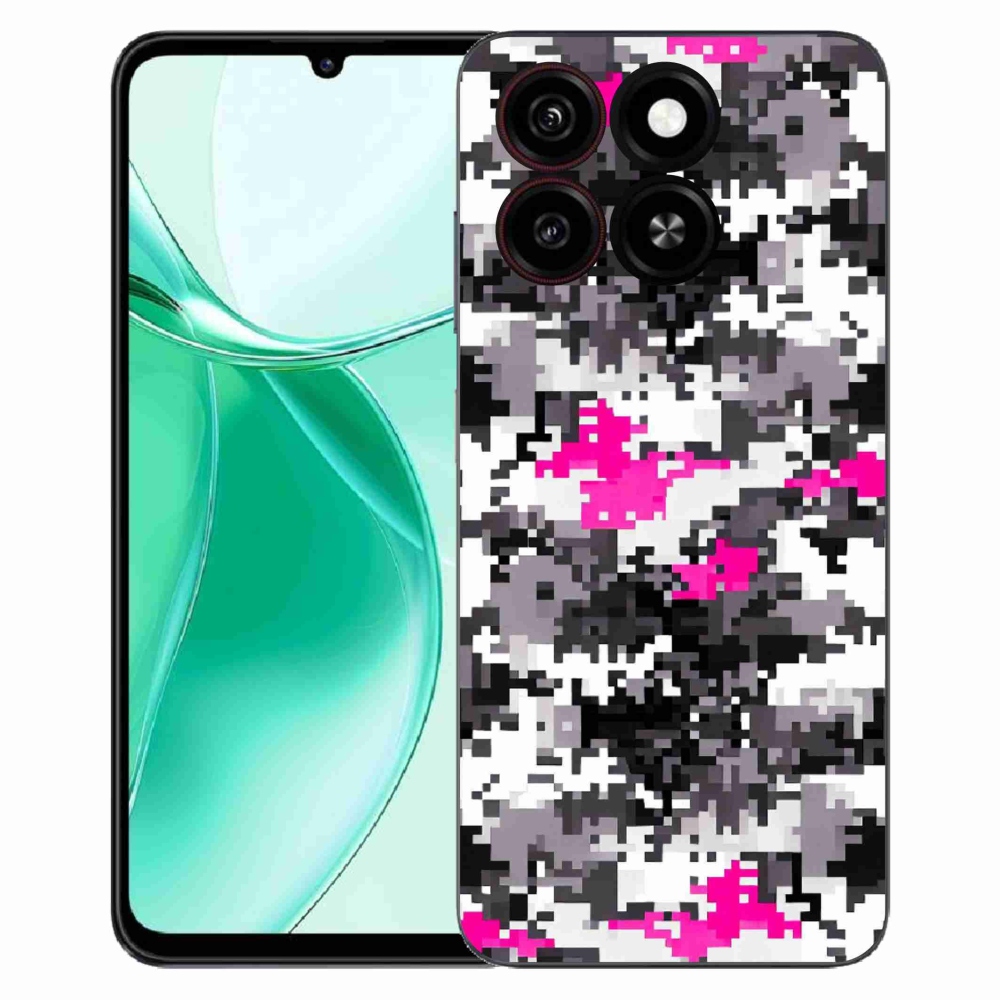 Gélový kryt mmCase na ZTE Blade A35 - maskáčový vzor 4