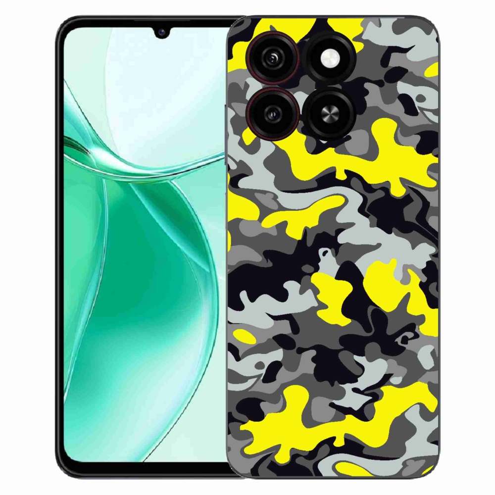 Gélový kryt mmCase na ZTE Blade A35 - maskáčový vzor 6