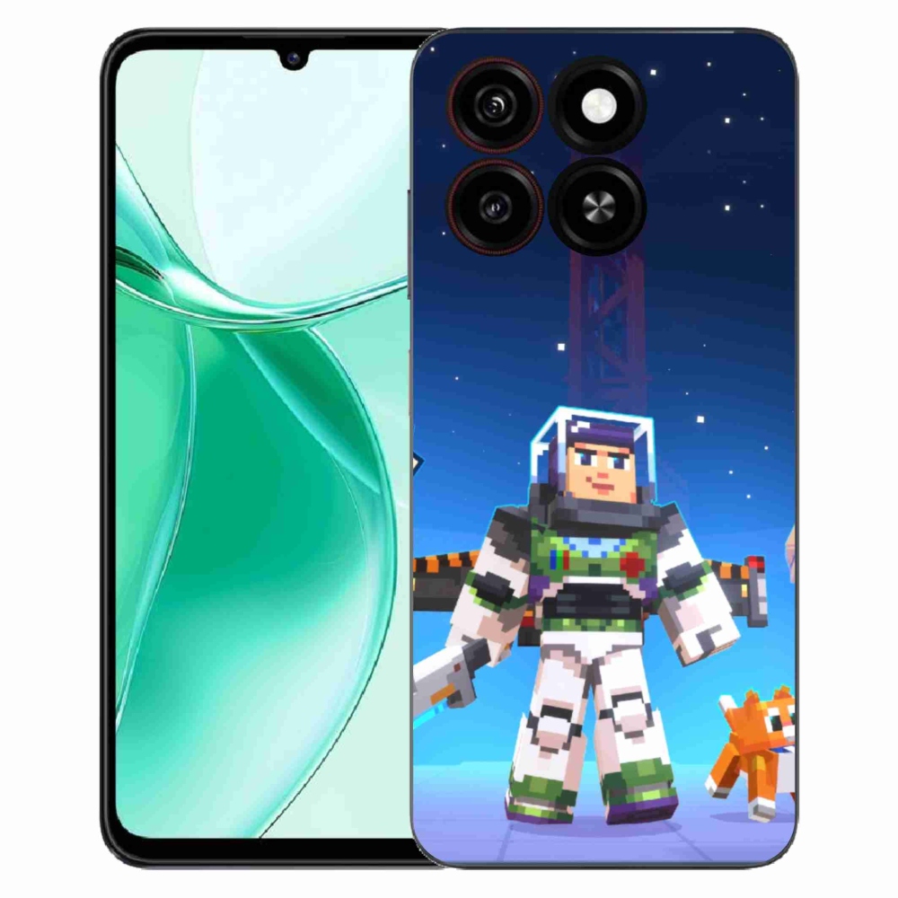 Gélový kryt mmCase na ZTE Blade A35 - minecraft 2
