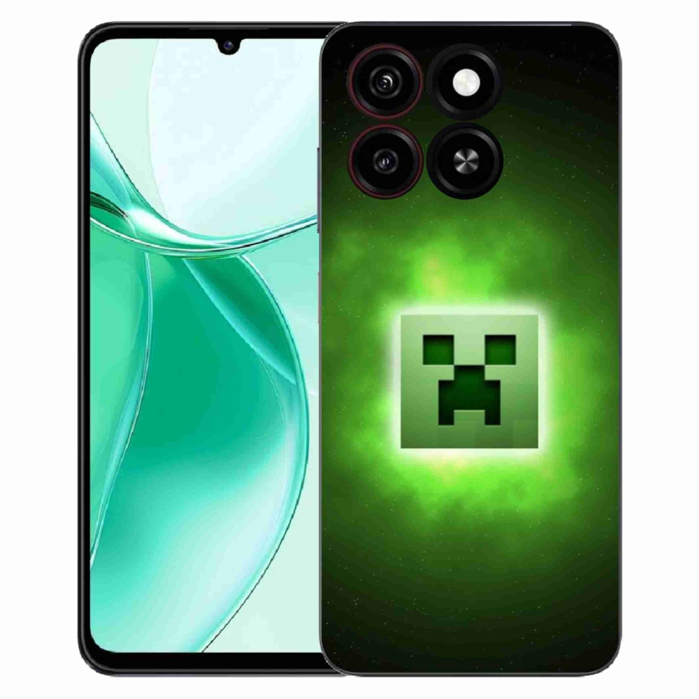 Gélový kryt mmCase na ZTE Blade A35 - minecraft