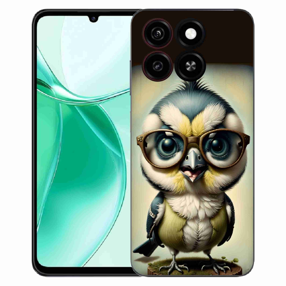 Gélový kryt mmCase na ZTE Blade A35 - mláďa s okuliarmi