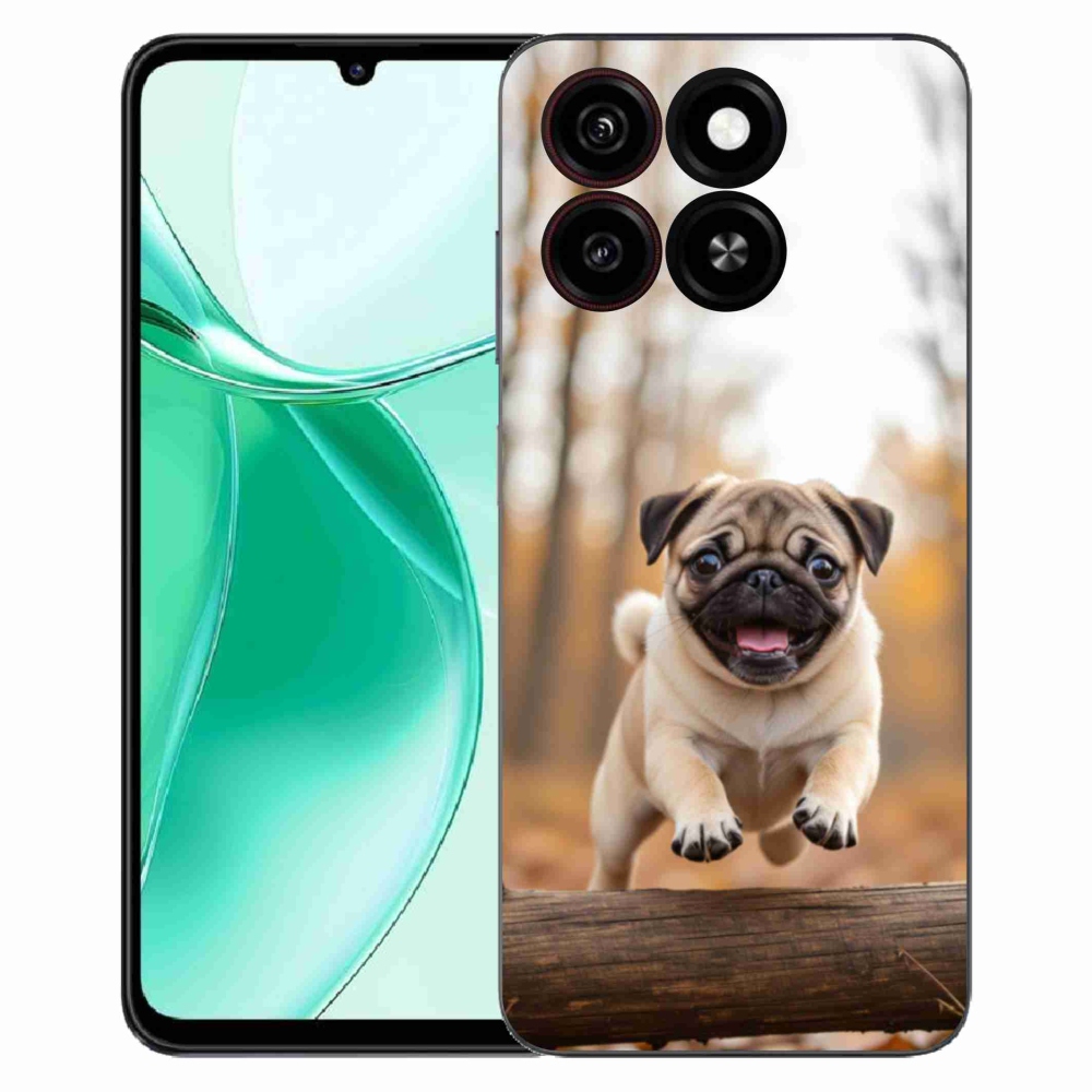 Gélový kryt mmCase na ZTE Blade A35 - mops 2