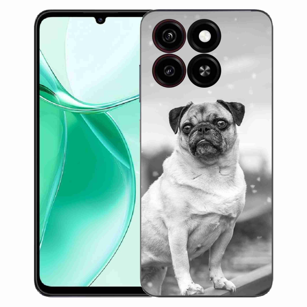 Gélový kryt mmCase na ZTE Blade A35 - mops