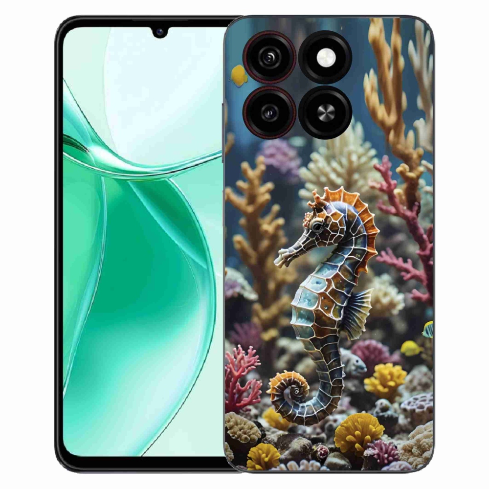 Gélový kryt mmCase na ZTE Blade A35 - morský koník 2