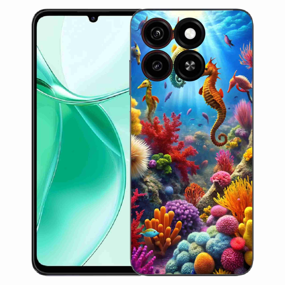 Gélový kryt mmCase na ZTE Blade A35 - morský svet 3