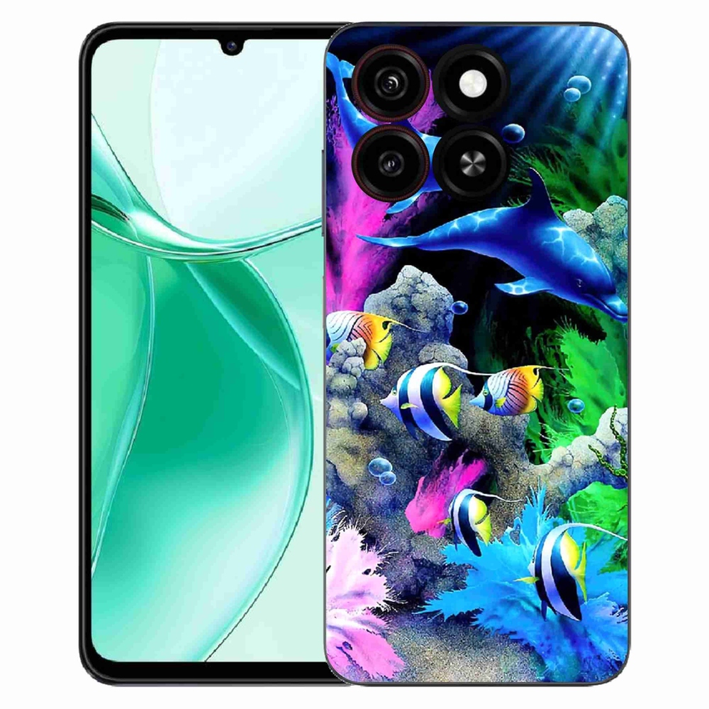 Gélový kryt mmCase na ZTE Blade A35 - morský svet