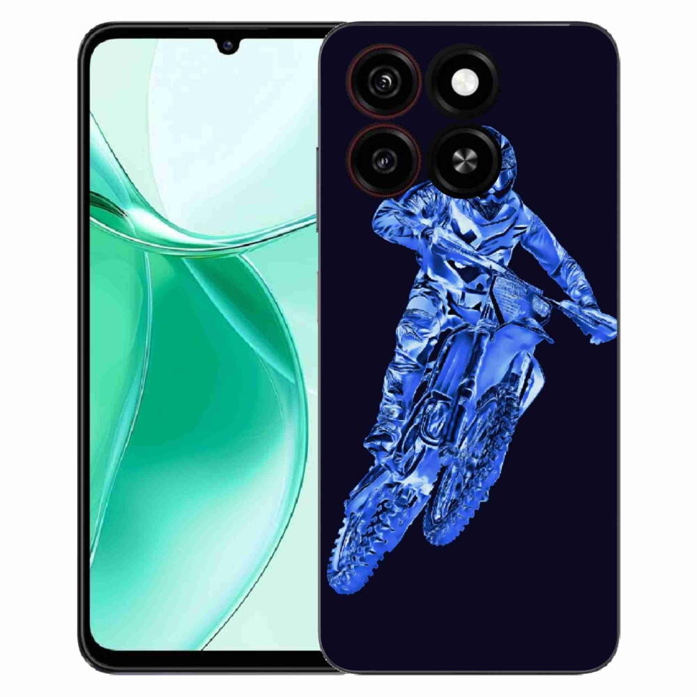 Gélový kryt mmCase na ZTE Blade A35 - motocross 1