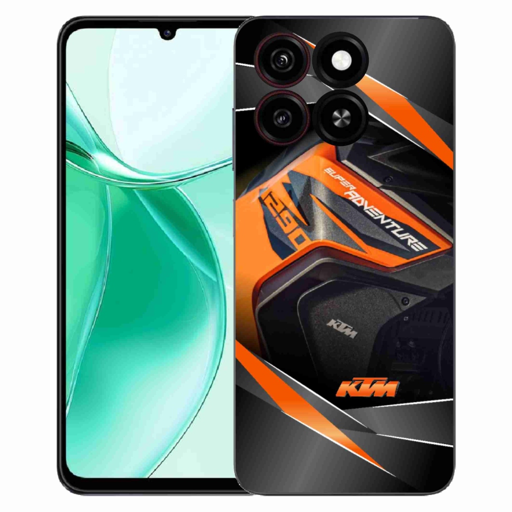 Gélový kryt mmCase na ZTE Blade A35 - motorka ktm