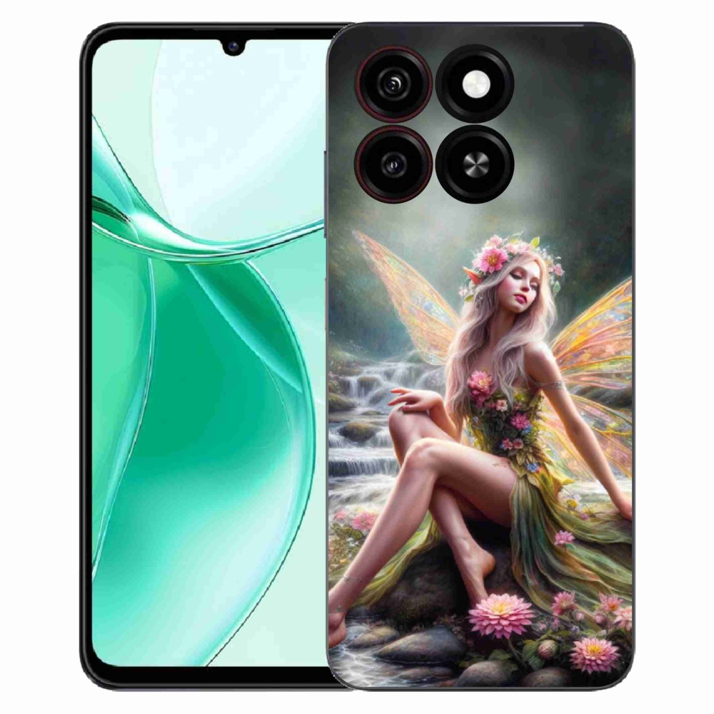 Gélový kryt mmCase na ZTE Blade A35 - motýlia žena 1