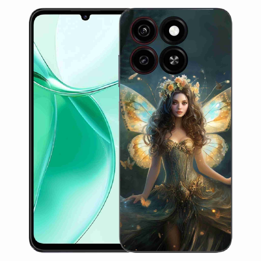 Gélový kryt mmCase na ZTE Blade A35 - motýlia žena