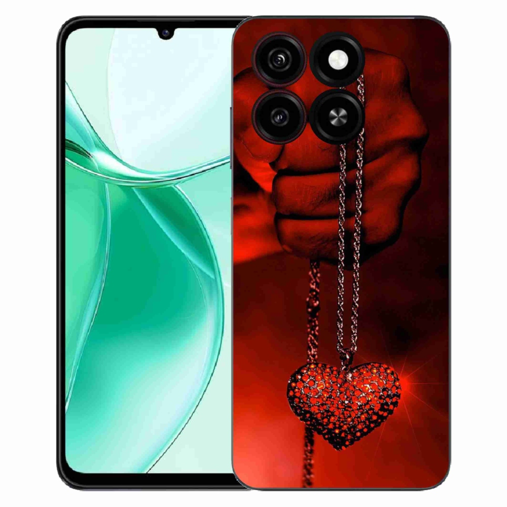 Gélový kryt mmCase na ZTE Blade A35 - náhrdelník