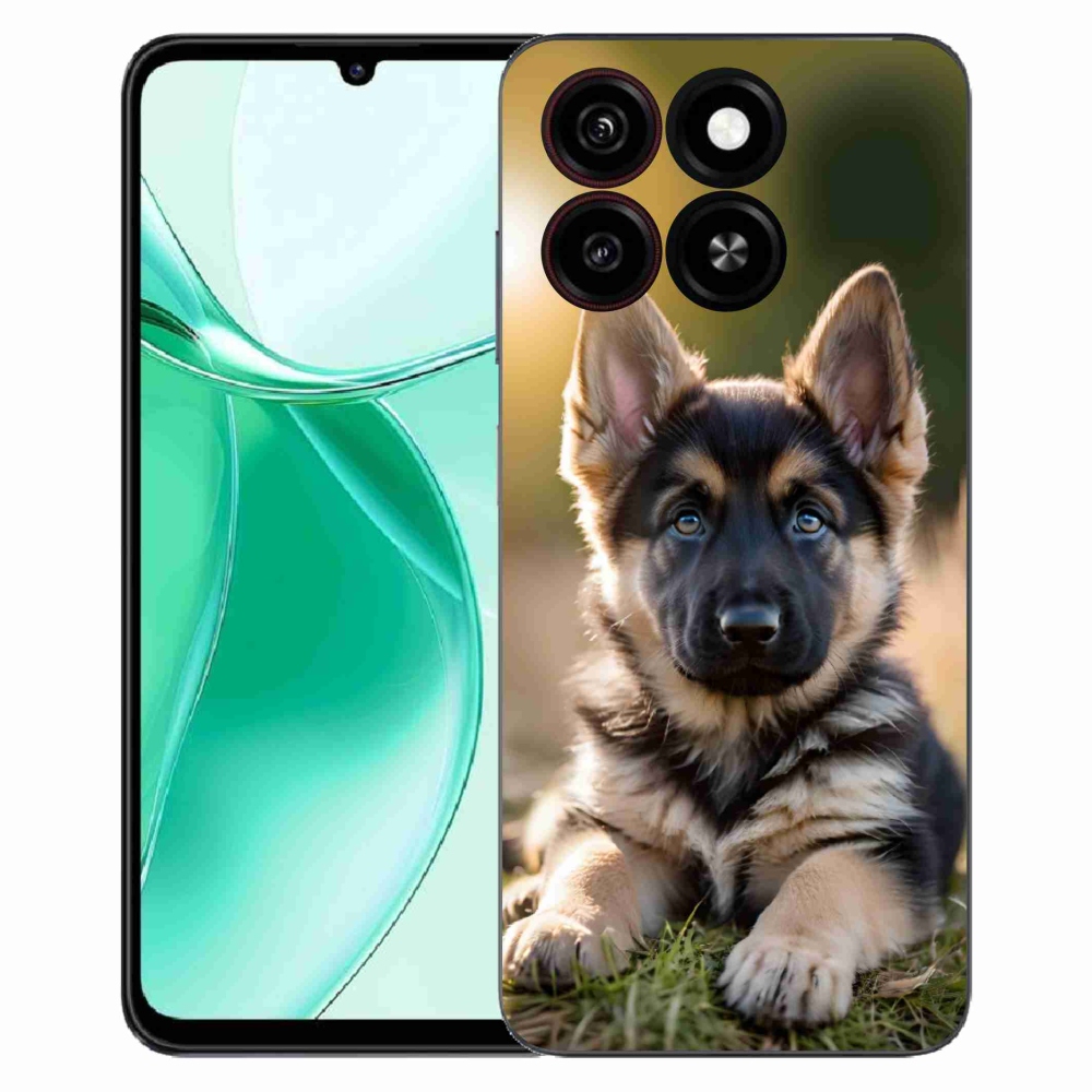 Gélový kryt mmCase na ZTE Blade A35 - nemecký ovčiak v prírode