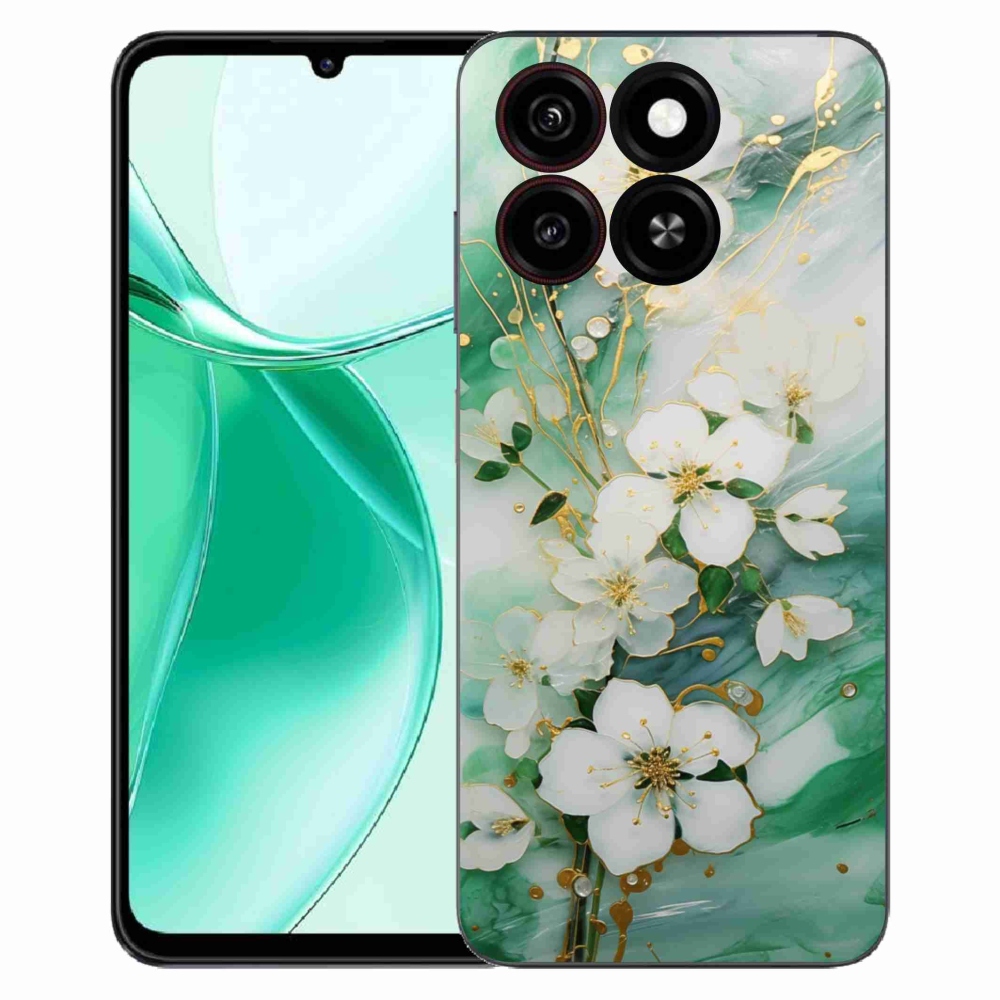 Gélový kryt mmCase na ZTE Blade A35 - nežné kvety