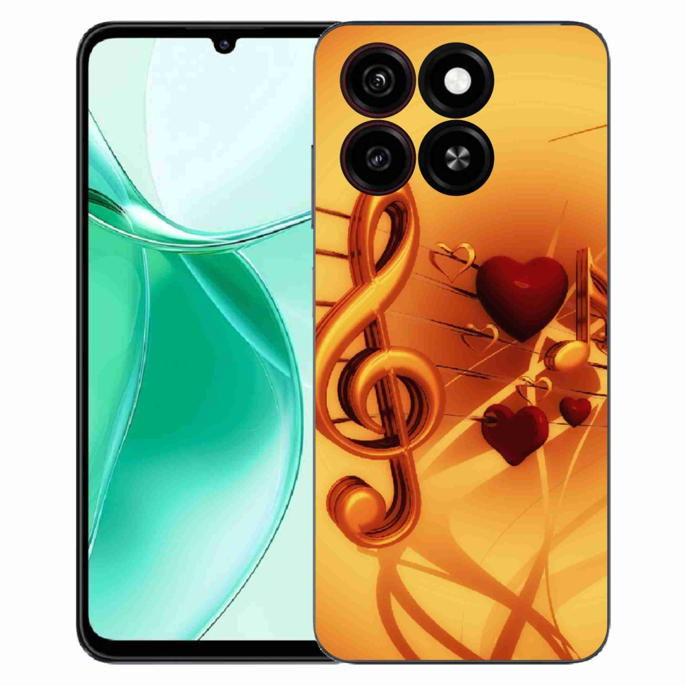 Gélový kryt mmCase na ZTE Blade A35 - noty