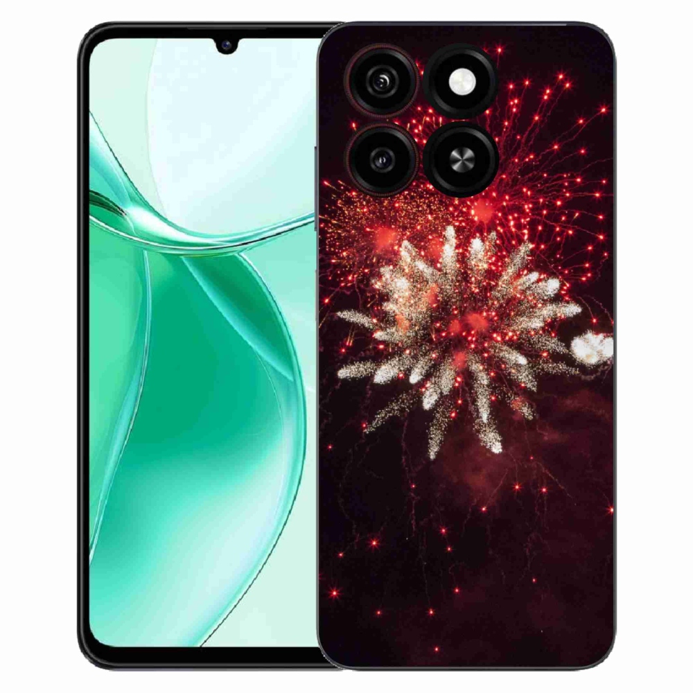 Gélový kryt mmCase na ZTE Blade A35 - ohňostroj