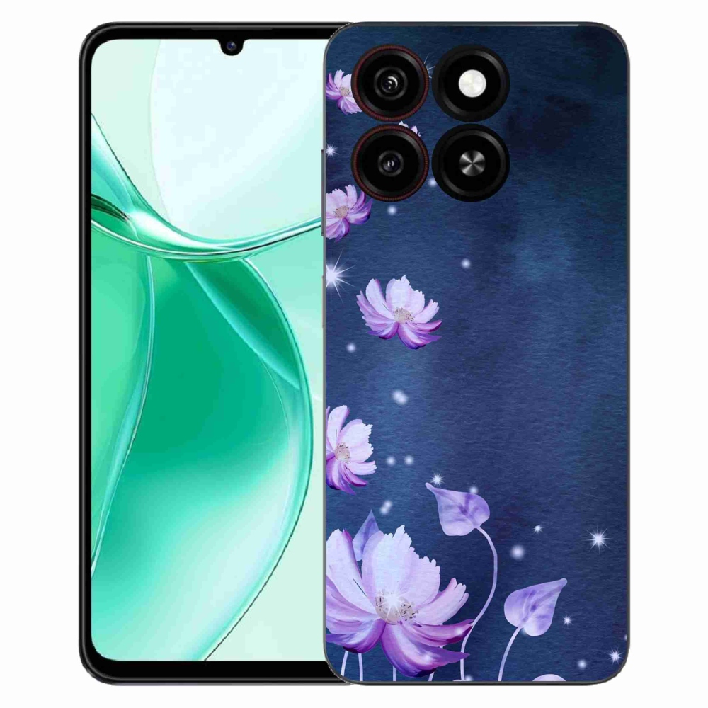 Gélový kryt mmCase na ZTE Blade A35 - padajúce kvety