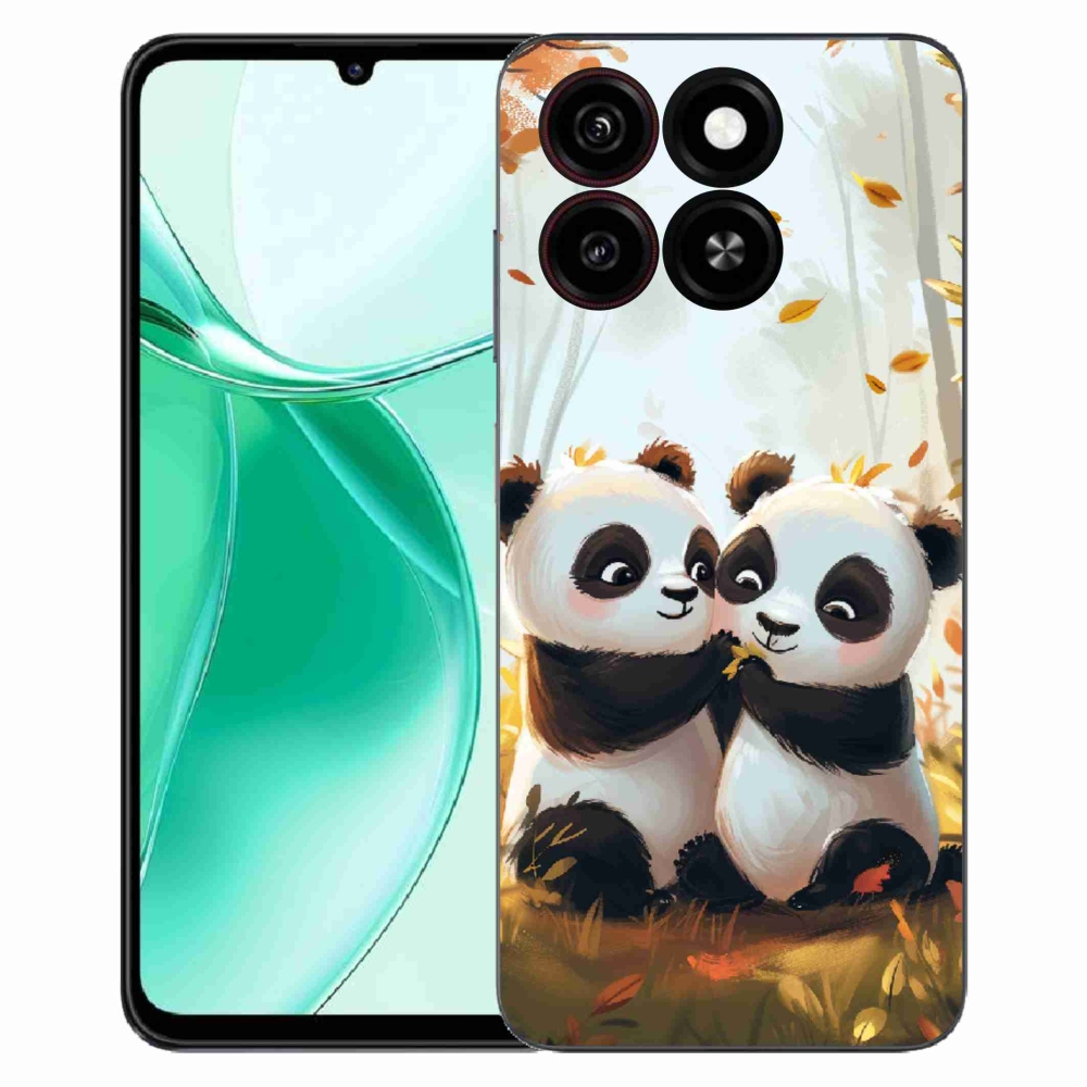 Gélový kryt mmCase na ZTE Blade A35 - pandy