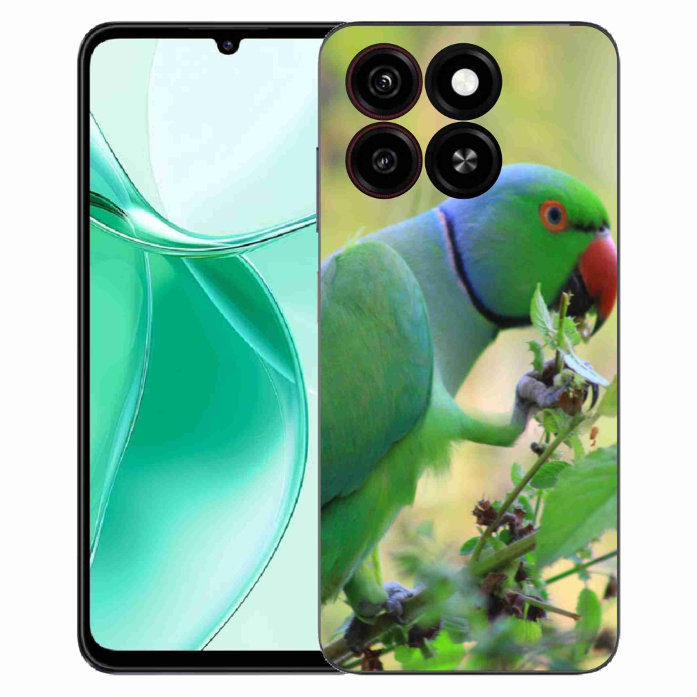 Gélový kryt mmCase na ZTE Blade A35 - papagáj alender