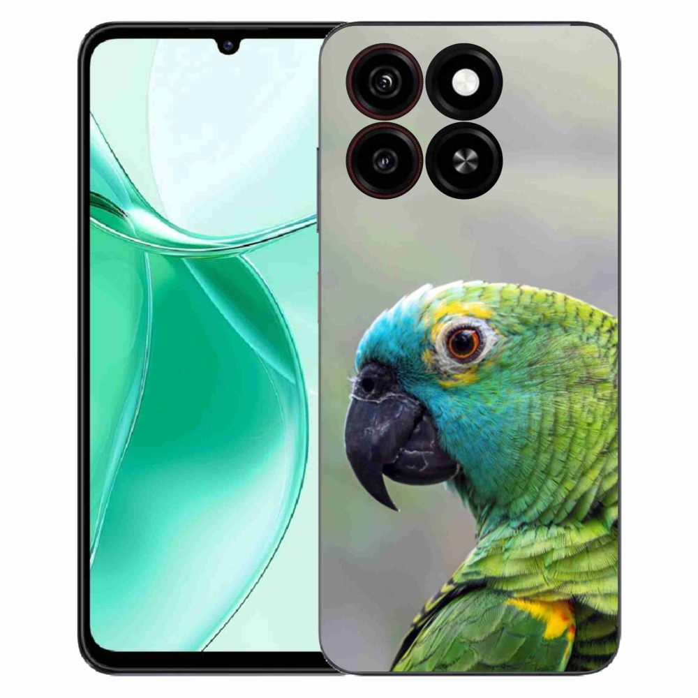 Gélový kryt mmCase na ZTE Blade A35 - papagáj amazoňan