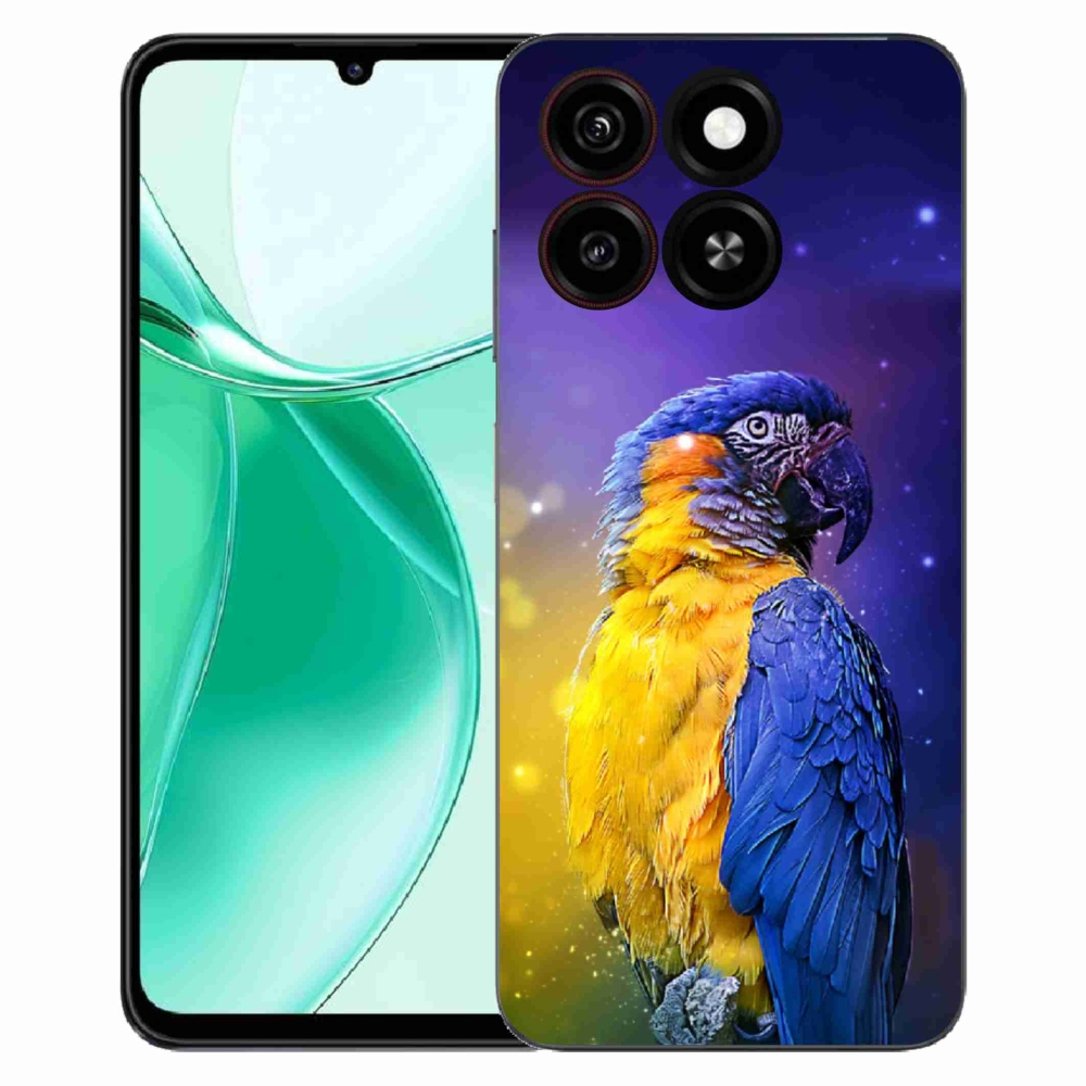 Gélový kryt mmCase na ZTE Blade A35 - papagáj ara 1