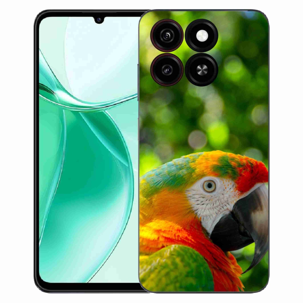 Gélový kryt mmCase na ZTE Blade A35 - papagáj ara 3