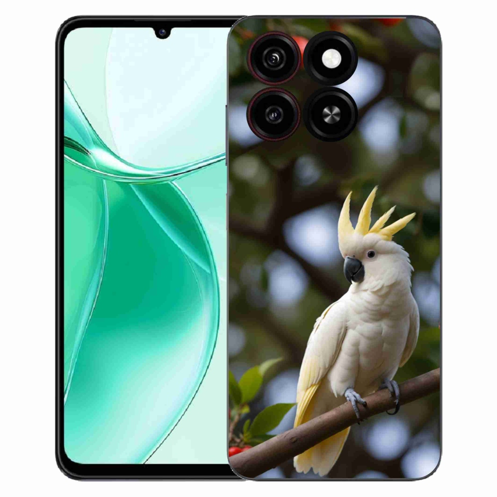 Gélový kryt mmCase na ZTE Blade A35 - papagáj kakadu 3