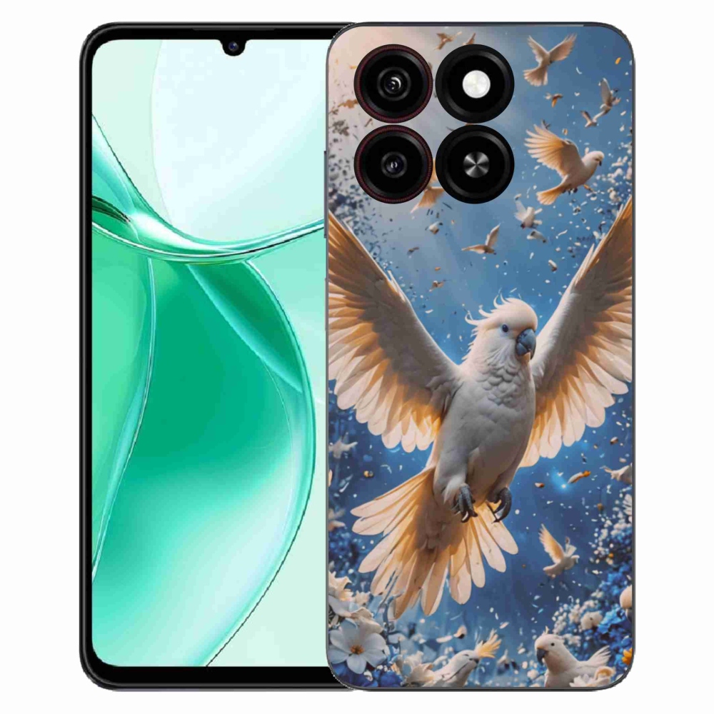 Gélový kryt mmCase na ZTE Blade A35 - papagáj kakadu