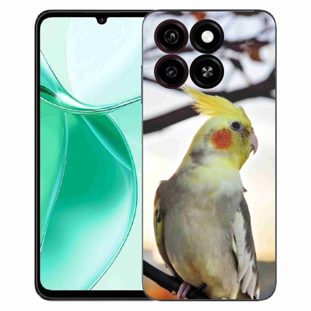 Gélový kryt mmCase na ZTE Blade A35 - papagáj korela