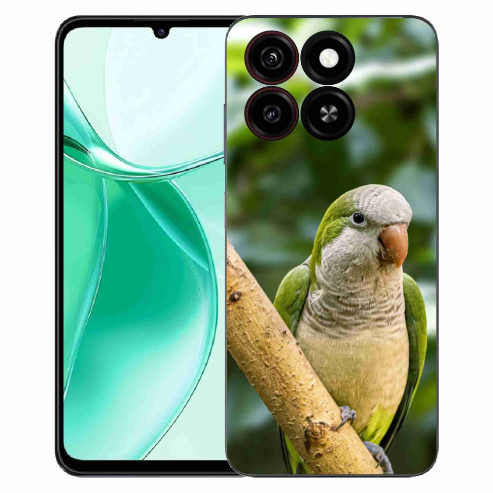 Gélový kryt mmCase na ZTE Blade A35 - papagáj mníšok
