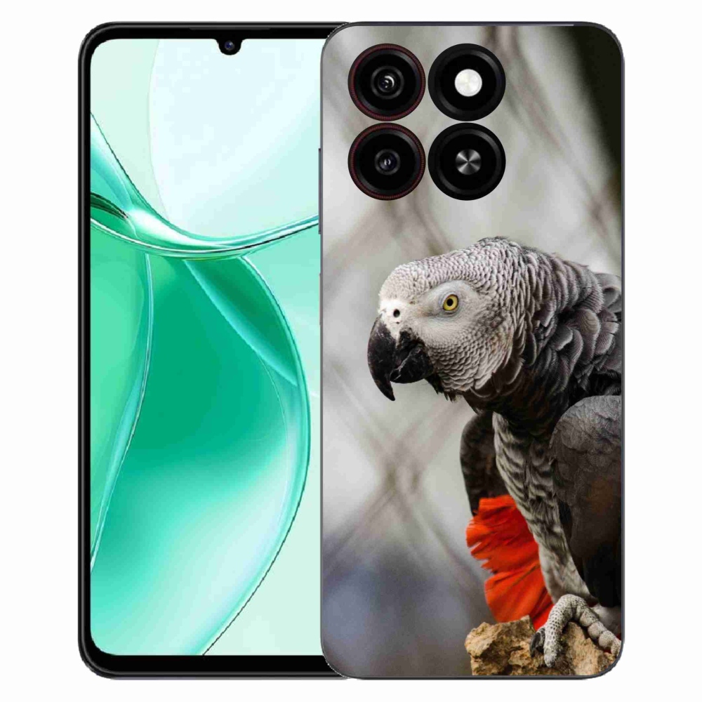 Gélový kryt mmCase na ZTE Blade A35 - papagáj žako 3