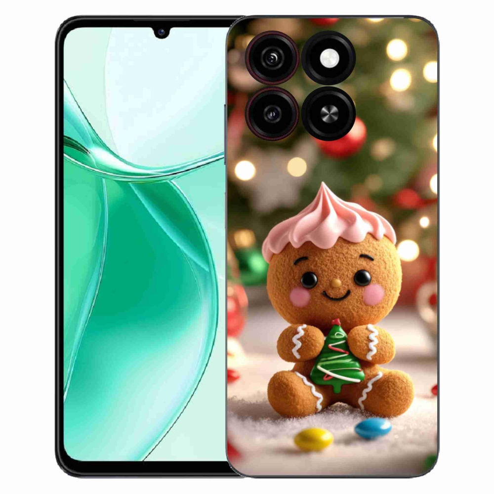 Gélový kryt mmCase na ZTE Blade A35 - perníček