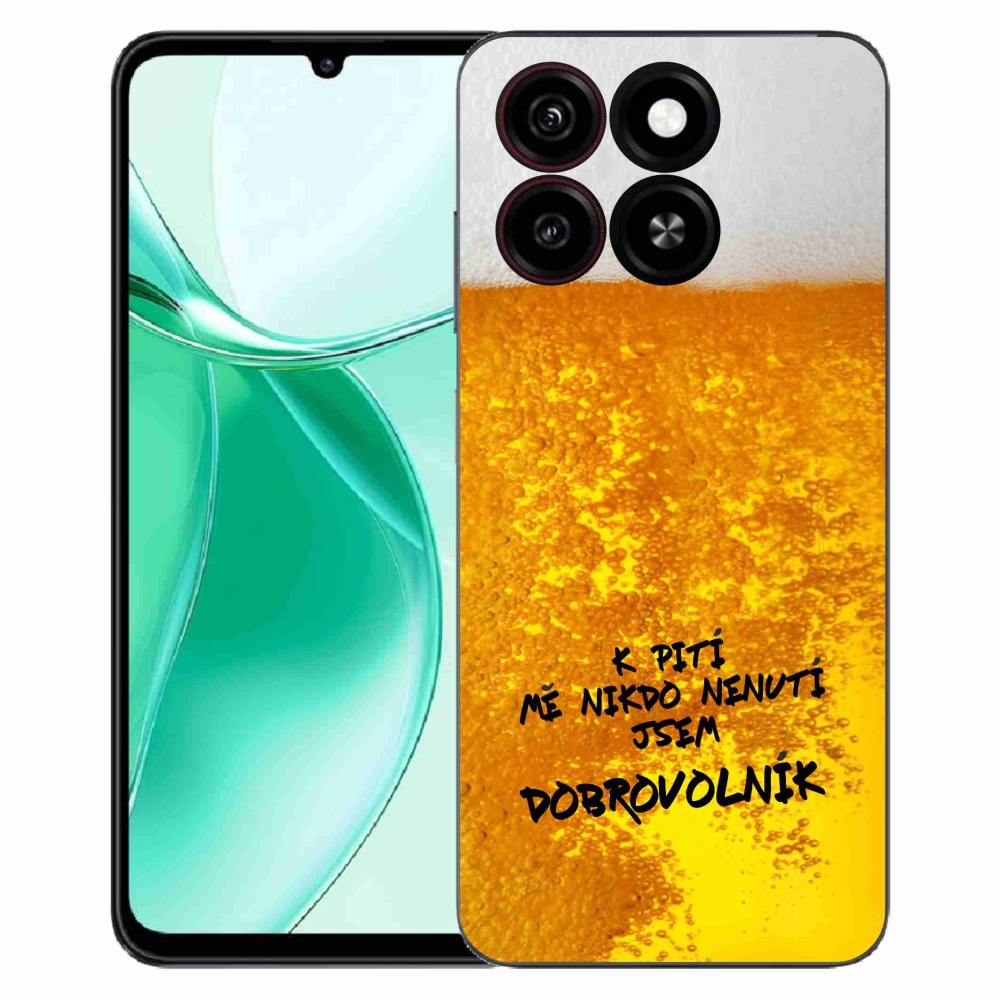 Gélový kryt mmCase na ZTE Blade A35 - pivný motív 4