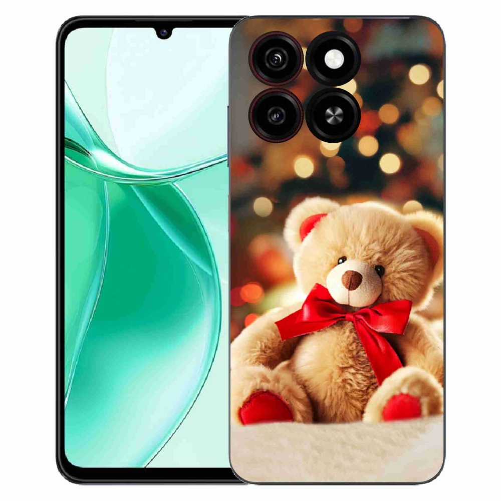 Gélový kryt mmCase na ZTE Blade A35 - plyšový medvedík
