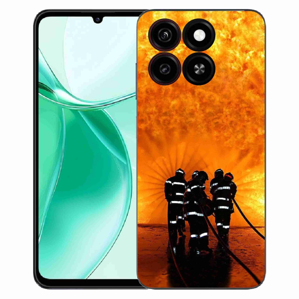 Gélový kryt mmCase na ZTE Blade A35 - požiar