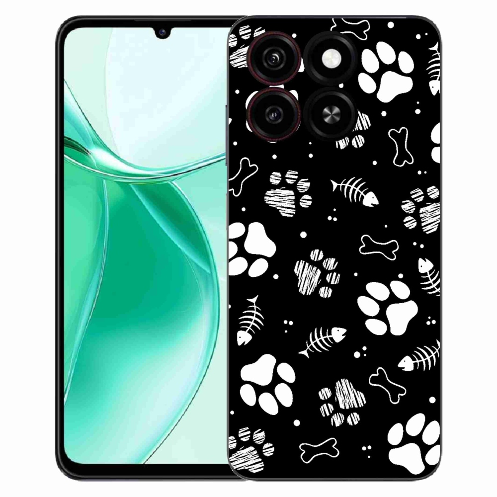 Gélový kryt mmCase na ZTE Blade A35 - psie labky