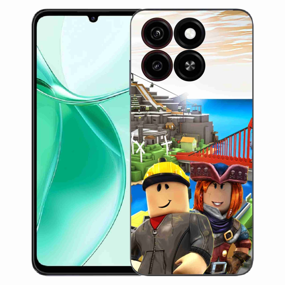 Gélový kryt mmCase na ZTE Blade A35 - roblox 1