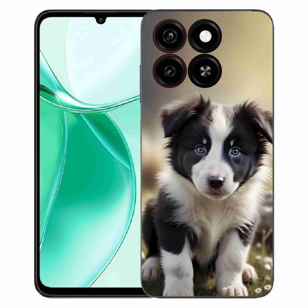 Gélový kryt mmCase na ZTE Blade A35 - roztomilá border kólia