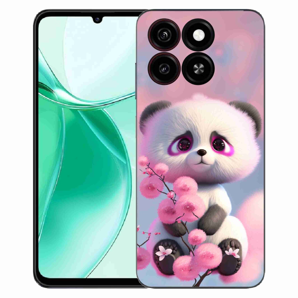 Gélový kryt mmCase na ZTE Blade A35 - roztomilá panda 1